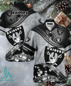 Las Vegas Raiders Hawaiian Button Up Shirt