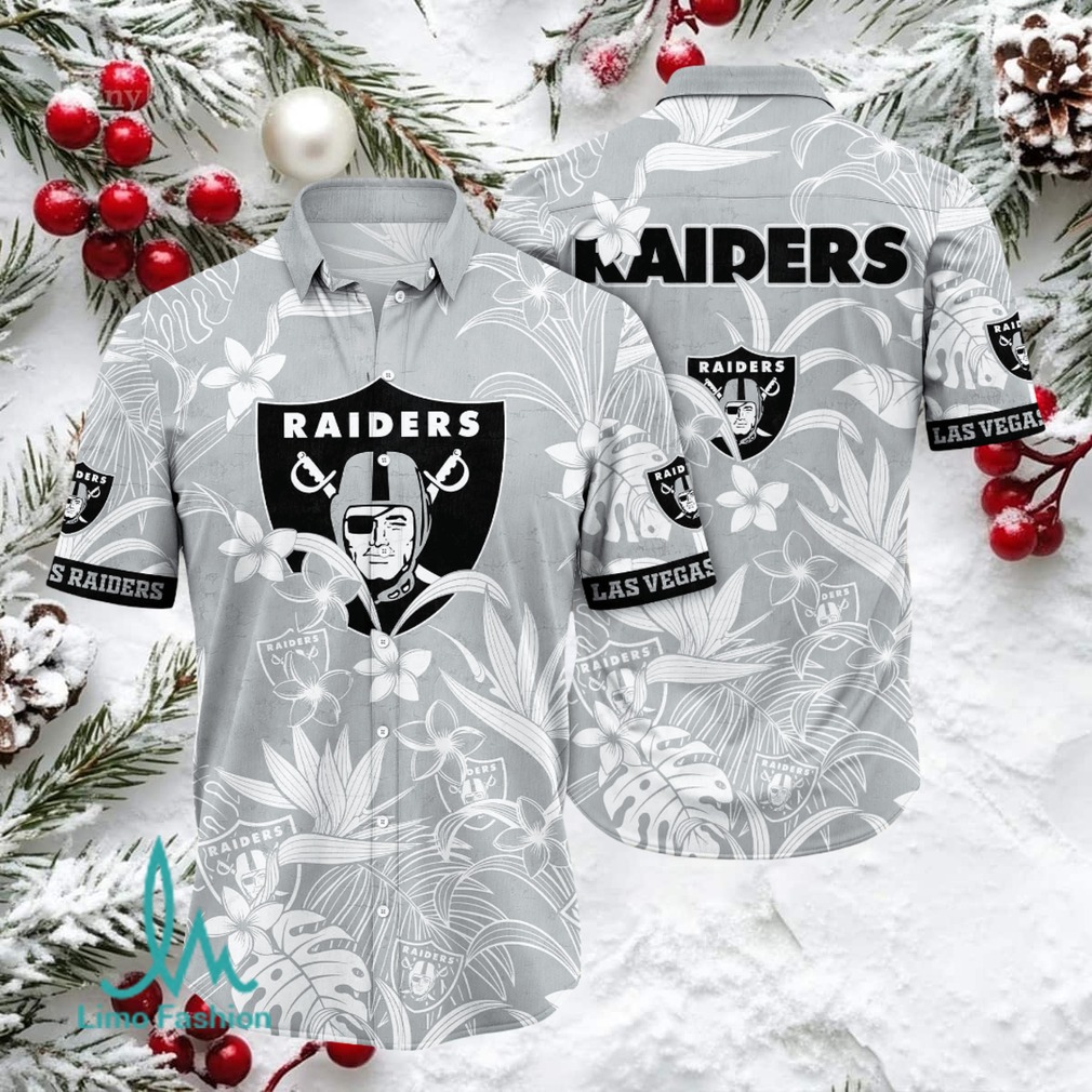 Las Vegas Raiders Tropical Hawaiian Shirt Las Vegas Raiders Tropical Hawaiian Shirt