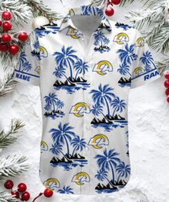 Los Angeles Rams Hawaiian Button Up Shirt Los Angeles Rams Hawaiian Button Up Shirt