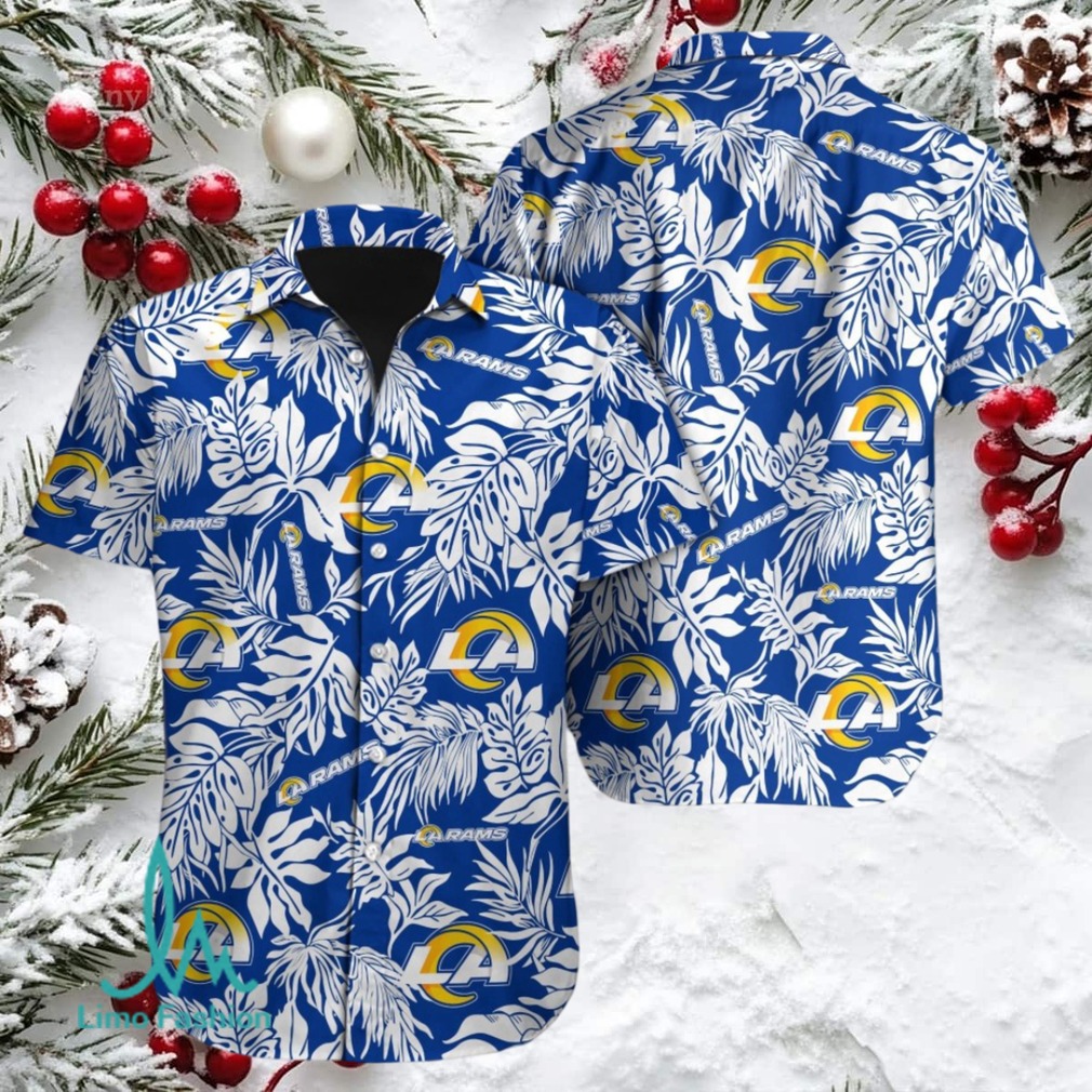 Los Angeles Rams Tropical Summer Hawaiian Shirt Los Angeles Rams Tropical Summer Hawaiian Shirt