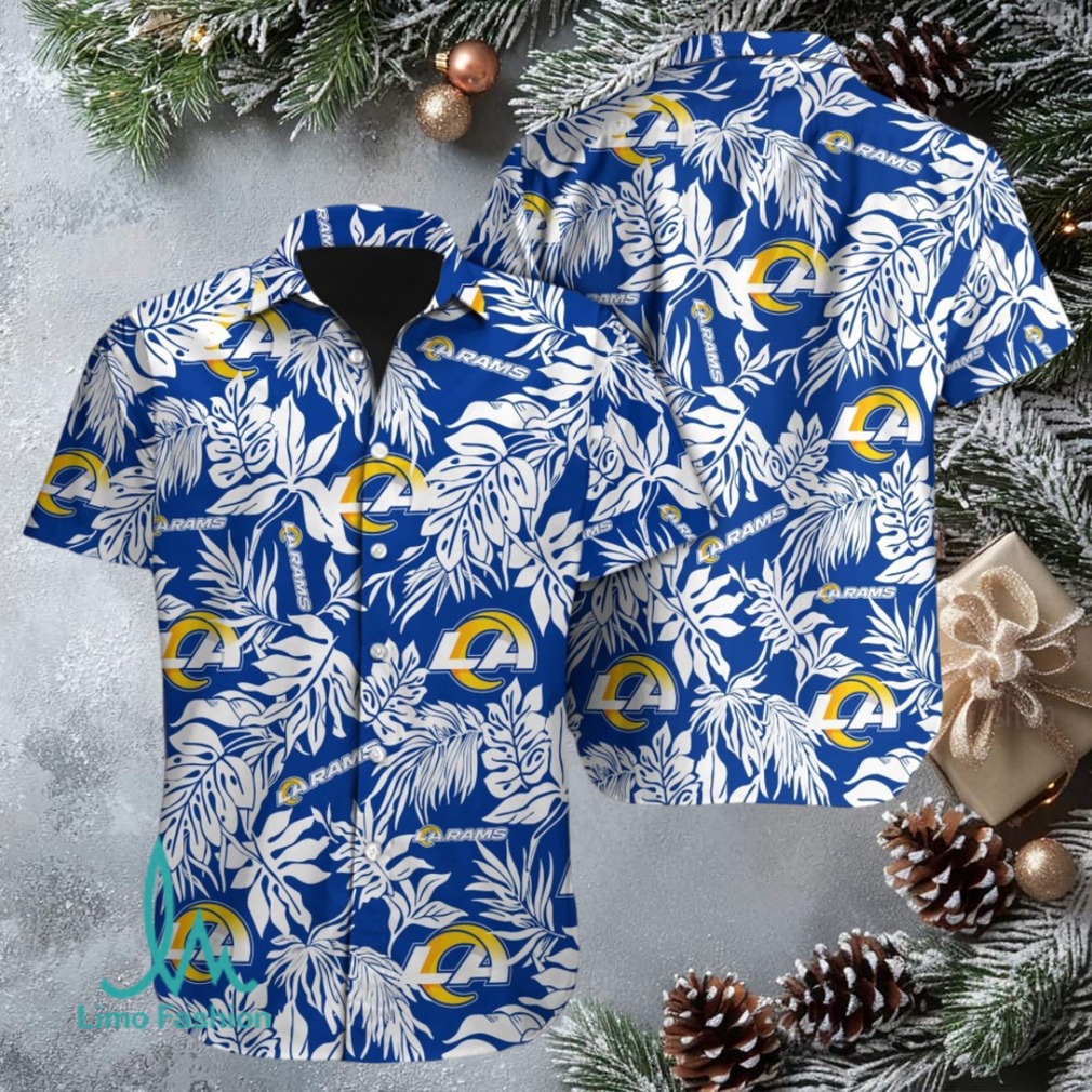 Los Angeles Rams Tropical Summer Hawaiian Shirt Los Angeles Rams Tropical Summer Hawaiian Shirt