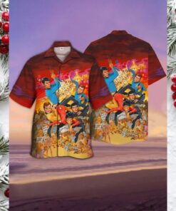 Majestic Dragon American Flag Hawaiian Shirt for Men