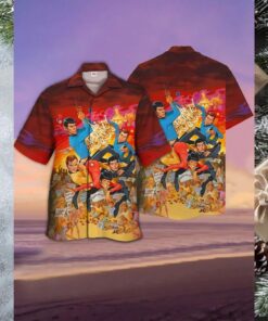 Majestic Dragon American Flag Hawaiian Shirt for Men