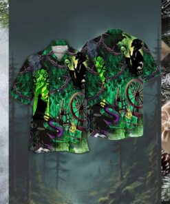 Maleficent Spinning Wheel Disney Villain Hawaiian Shirt