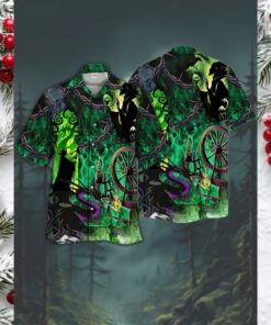 Maleficent Spinning Wheel Disney Villain Hawaiian Shirt