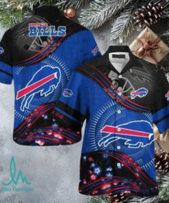 Men’s Buffalo Bills Button Up Hawaiian Shirt