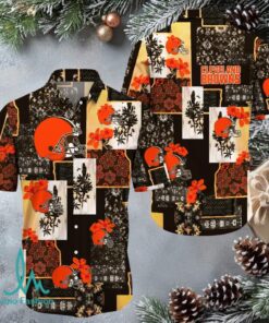 Men’s Cleveland Browns Vintage Style Hawaiian Shirt
