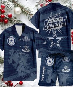 Men’s Dallas Cowboys Football Summer Tropical Button Down Men’s Dallas Cowboys Football Summer Tropical Button Down