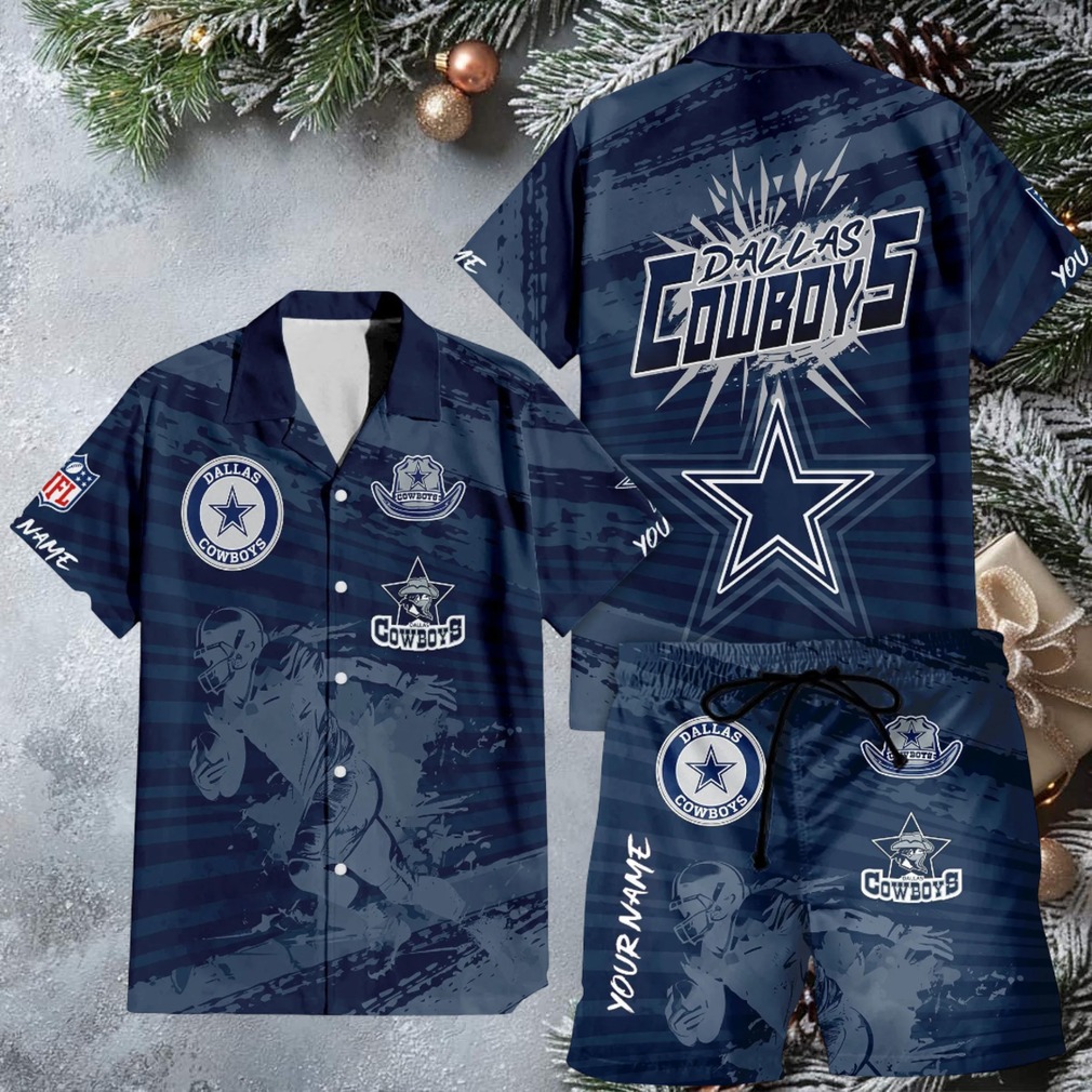 Men’s Dallas Cowboys Football Summer Tropical Button Down Men’s Dallas Cowboys Football Summer Tropical Button Down