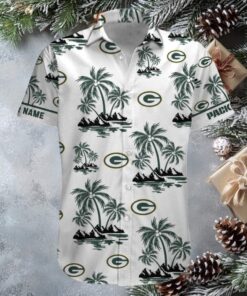 Men’s Green Bay Packers Tropical Hawaiian Shirt