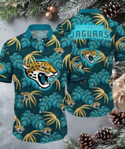 Men’s Jacksonville Jaguars Hawaiian Button Up Shirt