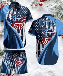 Men’s Tennessee Titans All Over Print Hawaiian Football Shirt & Beach Shorts Men’s Tennessee Titans All Over Print Hawaiian Football Shirt & Beach Shorts