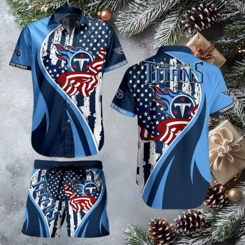 Men’s Tennessee Titans All Over Print Hawaiian Football Shirt & Beach Shorts Men’s Tennessee Titans All Over Print Hawaiian Football Shirt & Beach Shorts