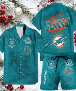 Miami Dolphins NFL Aqua Orange Trendy Hawaiian Shirt Miami Dolphins NFL Aqua Orange Trendy Hawaiian Shirt