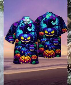 Midnight Glow Halloween Hawaiian Shirt