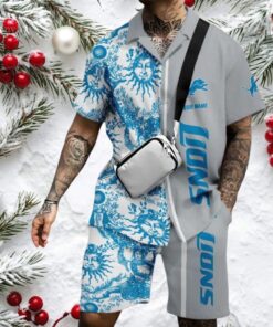 NFL Detroit Lions Summer Hawaiian Shirt & Beach
