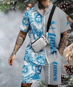 NFL Detroit Lions Summer Hawaiian Shirt & Beach