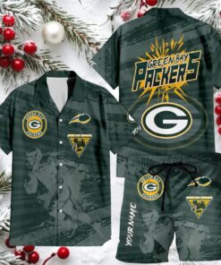 NFL Green Bay Packers Combo Hawaiian Shirt, Football Summer Beach Hawaiian