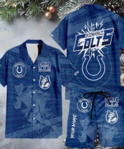 NFL Indianapolis Colts Football Mascot Summer Hawaiian Shirt