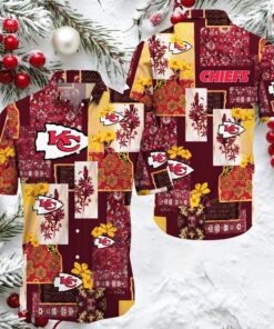 NFL Kansas City Chiefs Flower Summer Football Hawaiian Shirt