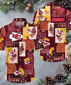 NFL Kansas City Chiefs Flower Summer Football Hawaiian Shirt