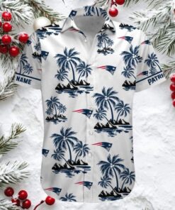 New England Patriots Hawaiian Shirt NFL Custom Name For Men Women Gift For Fans