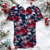 New England Patriots Tropical Leaf Hawaiian Shirt New England Patriots Tropical Leaf Hawaiian Shirt
