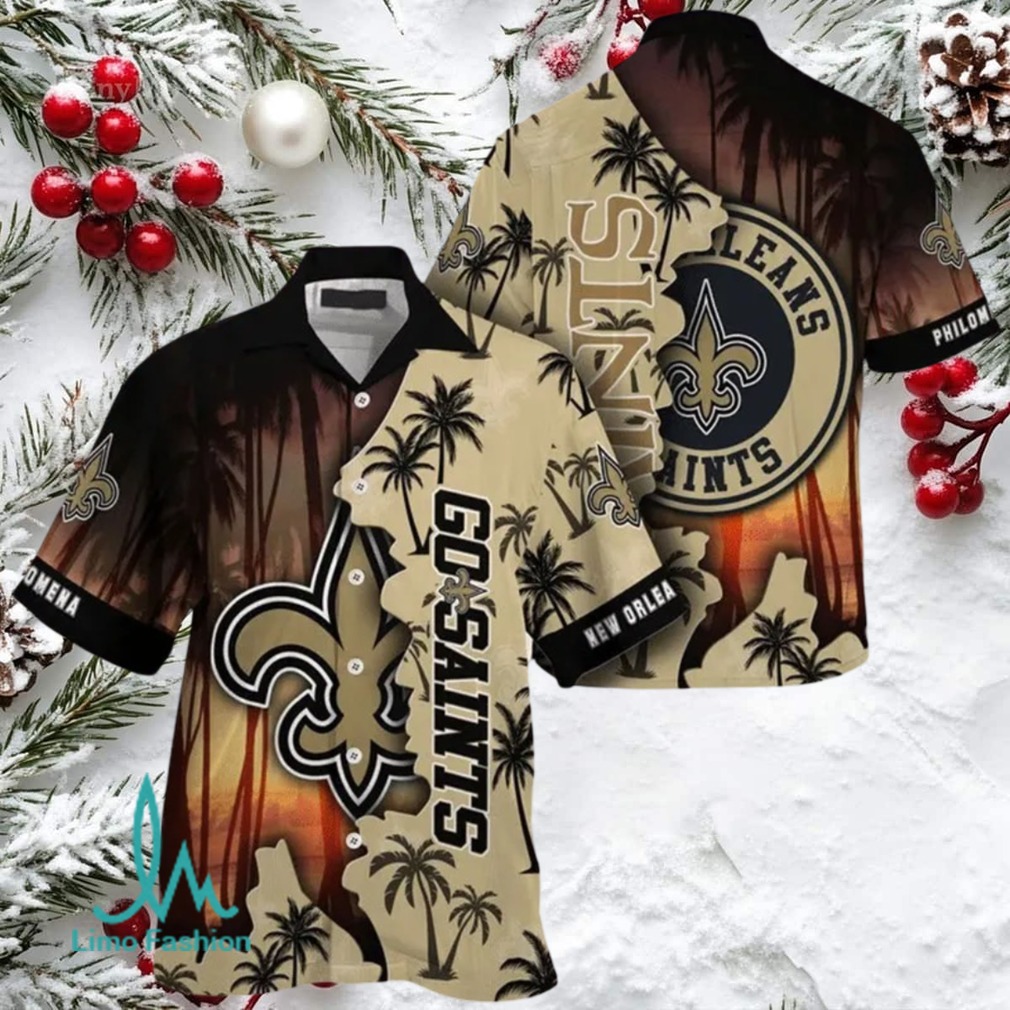 New Orleans Saints NFL Hawaiian Shirt Tropical Summer Aloha Gift New Orleans Saints NFL Hawaiian Shirt Tropical Summer Aloha Gift