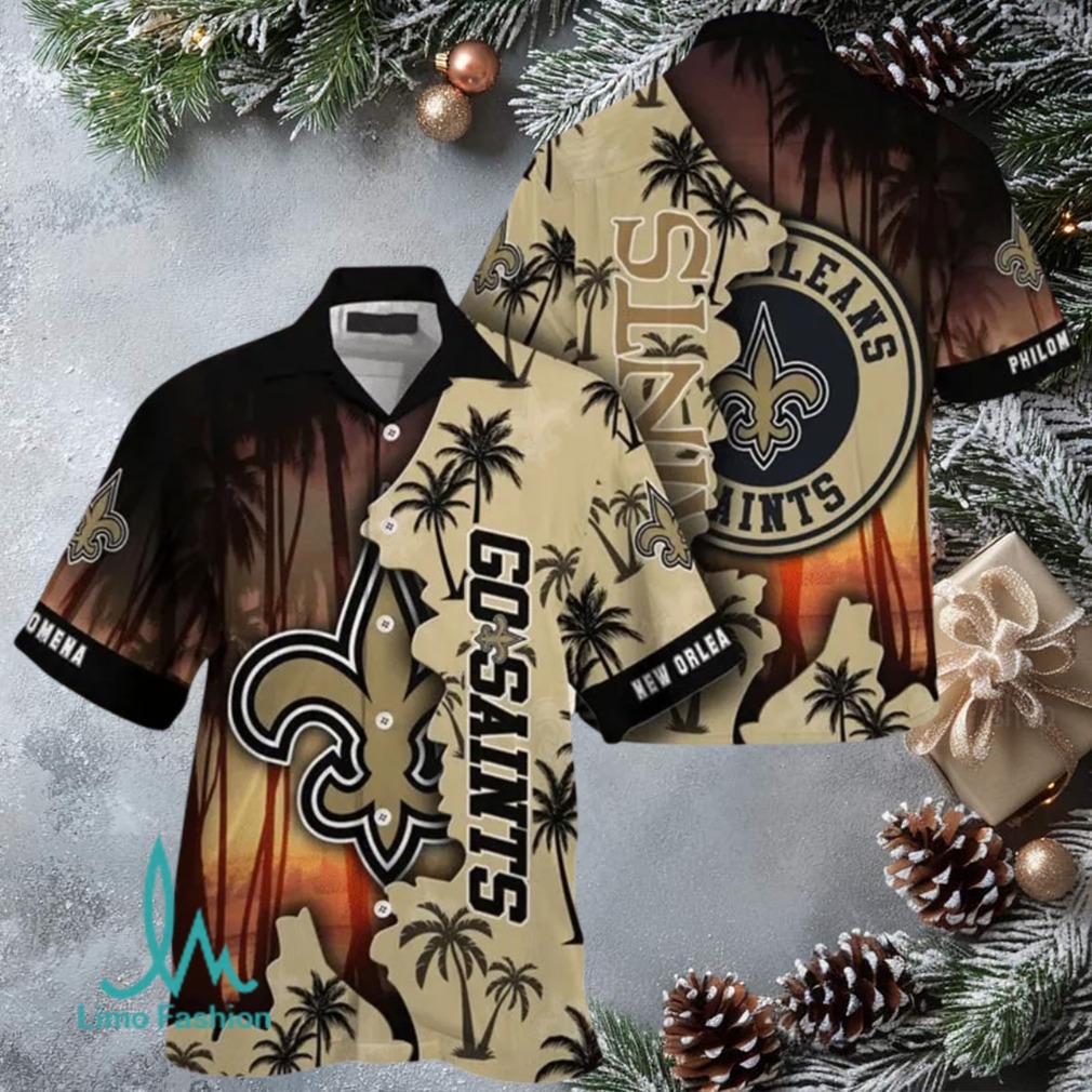 New Orleans Saints NFL Hawaiian Shirt Tropical Summer Aloha Gift New Orleans Saints NFL Hawaiian Shirt Tropical Summer Aloha Gift