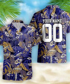 Personalized Tennessee Titans Tropical Aloha Shirt