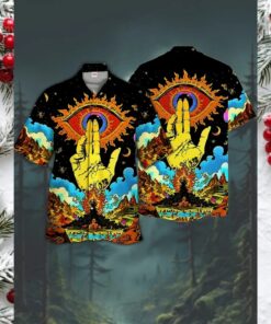 Spooky Season Horror Character Hawaiian Shirt for Men