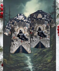 Star Wars Japanese Art Darth Vader & Stormtrooper Hawaiian Shirt