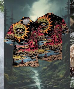 The All Seeing Eye Psychedelic Hawaiian Shirt