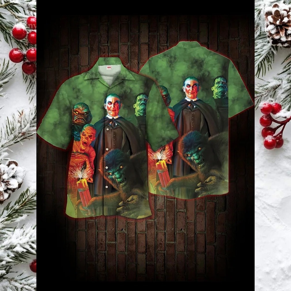 The Monsters Universal Classic Monsters Hawaiian Shirt The Monsters Universal Classic Monsters Hawaiian Shirt