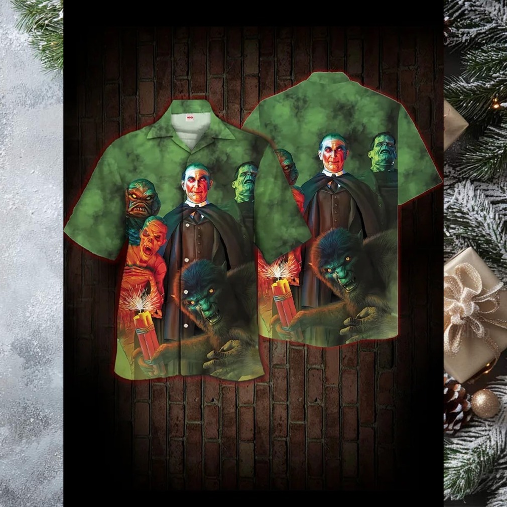 The Monsters Universal Classic Monsters Hawaiian Shirt The Monsters Universal Classic Monsters Hawaiian Shirt