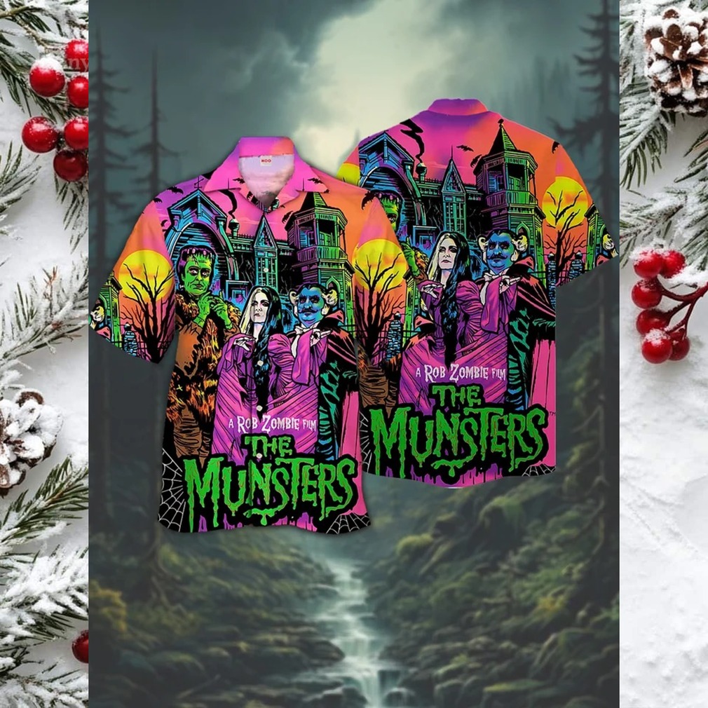 The Munsters Rob Zombie Film Hawaiian Shirt The Munsters Rob Zombie Film Hawaiian Shirt