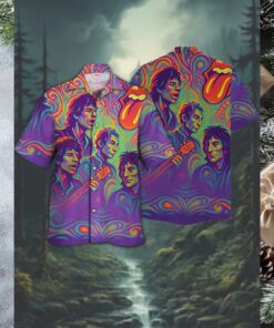 The Rolling Stones Vintage Band Hawaiian Shirt