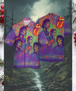 The Rolling Stones Vintage Band Hawaiian Shirt
