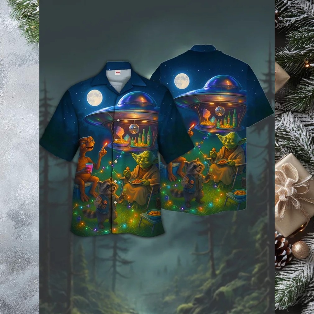 Vibrant Hibiscus & Palm Tree Hawaiian Shirt Vibrant Hibiscus & Palm Tree Hawaiian Shirt