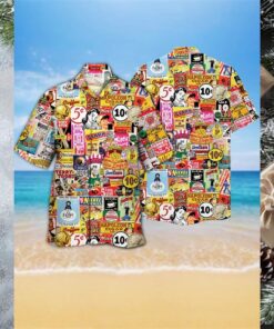 Vintage Nostalgia Advertisement Hawaiian Shirt
