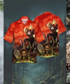 Zombie Graveyard Hawaiian Shirt